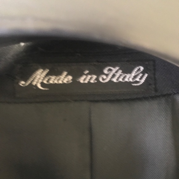 DALCOS 3 Buttons Black Wool Suit Made in Italy - Picture 8 of 8